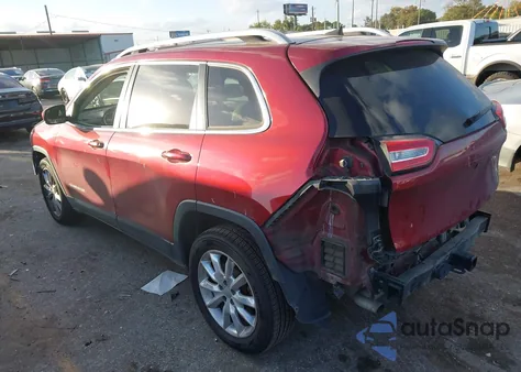 2016 Jeep Cherokee Limited z USA, uszkodzony, nr VIN 1C4PJLDS0GW160511